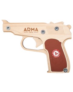 Резинкострел игрушечный Arma toys пистолет ПМ Компакт макет Макаров ATL003 Arma.toys