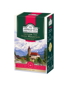 Чай черный Ceylon Tea F B O P F High Mountain цейлонский листовой 100 г Ahmad tea