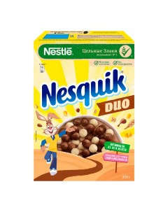 Готовый завтрак шоколадный duo 375 г Nesquik