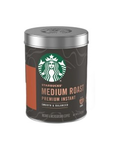 Кофе Medium Roast Premium Instant растворимый 90 г Starbucks