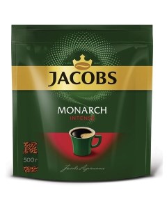 Кофе растворимый MONARCH Intense сублимированный 500г мягкая упаковка 8052114 Jacobs