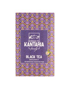 Чай черный с бергамотом в пирамидках 2 5 г x 20 шт Kantaria