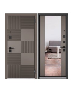 Дверь входная для квартиры Torex TRUST Optima 860х2050 правый коричневый Torex стальные двери