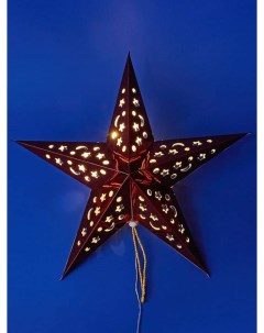 Новогодний светильник Красная звезда UL 00008587 белый теплый Uniel
