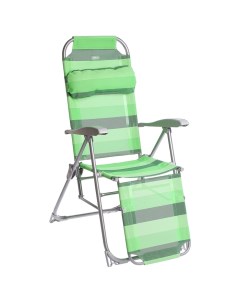 Кресло шезлонг К3 82 x 59 x 116 см цвет зелёный Nika