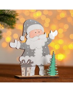 Новогодняя фигурка Дед Мороз с подарками К00000070 22x18x16 см Лесная мастерская