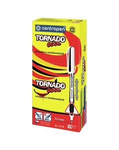 Ручка роллер Tornado Cool синяя 0 5мм арт 143687 10 шт Centropen