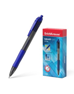 Ручка гелевая Smart Gel 39011 синяя 0 5 мм 1 шт Erich krause