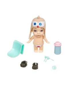 Игровой набор OLY Кукла в бутылочке шапочке ушанке с животным и аксессуарами ВВ3857 Bondibon