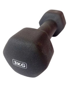 Гантель неопреновая 3 0 кг черная HKDB118 3 0 Sportex
