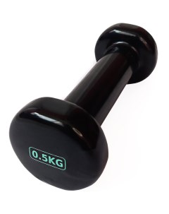 Гантель виниловая 0 5 кг черная HKDB115 0 5 Sportex