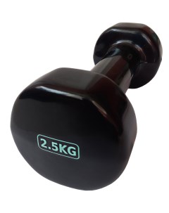 Гантель виниловая 2 5 кг черная HKDB115 2 5 Sportex