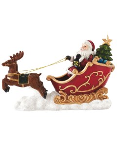 Рождественская фигурка Christmas Figurines Санта Клаус на санях Easy life