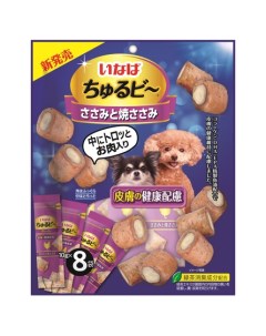 Churu Bee Запечённые трубочки для собак для здоровья кожи с куриным филе 80 гр Inaba