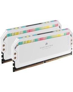Модуль памяти Dominator Platinum RGB DDR5 DIMM5 6200MHz PC 49600 CL36 32Gb KIT 2x16Gb CMT32GX5M2X620 Corsair