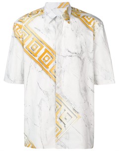 Versace collection рубашка с принтом в греческом стиле Versace collection