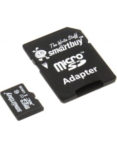 Карта памяти Micro SDXC 128GB Class 10 SmartBuy SB128GBSDCL10 01 адаптер Smartbuy
