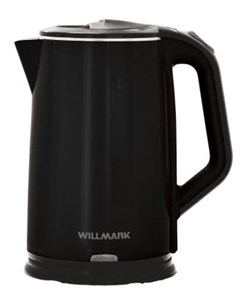 Чайник электрический WEK 2012PS 2000 Вт чёрный 2 л металл пластик Willmark