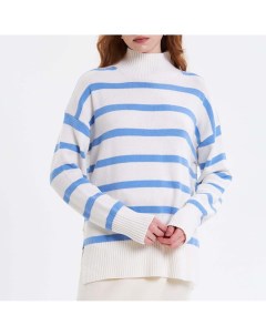 Белый свитер в голубую полоску Anna pekun