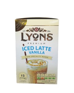 Кофе растворимый Premium Iced Latte Vanilla Lyons