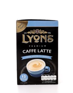 Кофе растворимый сублимированный Premium Caffe Latte Lyons
