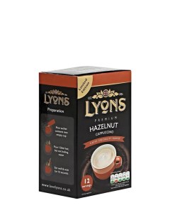 Кофе растворимый сублимированный Premium Hazelnut Cappuccino Lyons