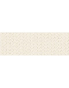 Настенная плитка Vida Struttura Foglia 3D Beige Rett 30x90 Ragno