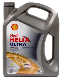 Масло моторное Helix Ultra синтетическое 5W 40 4 л Shell