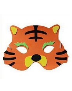 Маскарадная маска Тигр с резинкой этиленвинилацетат 20x14x0 1см 87045 Феникс-презент
