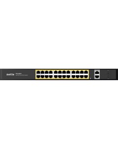 Коммутатор P124GH кол во портов 24x100 Мбит с кол во SFP uplink combo RJ 45 SFP 4x1 Гбит с установка Netis