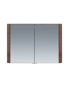 Зеркальный шкаф Sensation 1000х150 мм с подсветкой орех Am.pm.