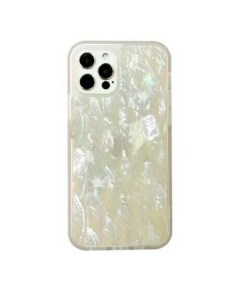 Чехол накладка Seashell для iPhone 13 Pro Max пластиковый белый K-doo