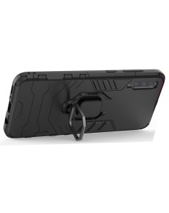 Противоударный чехол с кольцом Panther Case для Samsung Galaxy Note 10 Plus Black panther