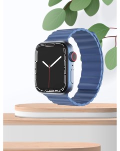Силиконовый ремешок с магнитной застежкой MODI для Apple Watch 38 40 41mm BLUE Mutural