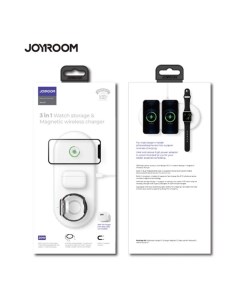 Беспроводное зарядное устройство Joyroom JR A27 3in1 для смартфона Watch AirPods 20W 2A б Nobrand