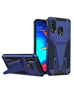 Чехол Rack Case для Samsung Galaxy A20 A30 синий Black panther