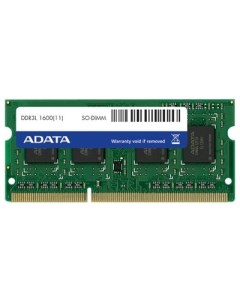 Оперативная память XPG ADDS1600W4G11 B DDR3L 1x4Gb 1600MHz Adata