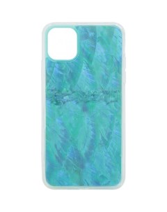 Чехол накладка Seashell для iPhone 13 Pro пластиковый голубой K-doo