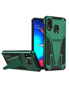 Чехол Rack Case для Samsung Galaxy A20 A30 зеленый Black panther
