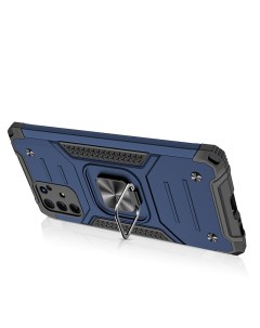 Противоударный чехол Legion Case для Samsung Galaxy S10 Lite синий Black panther