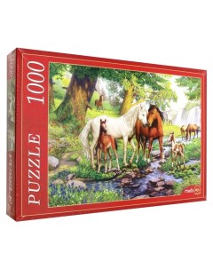 Пазлы Долина лошадей 1000 элементов Рыжий кот