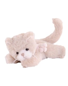 Плюшевая игрушка Котенок Little Catty бежевый 18 см Bukowski