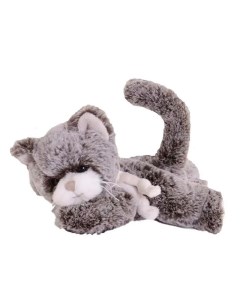 Плюшевая игрушка Котенок Little Kitty серый 18 см Bukowski