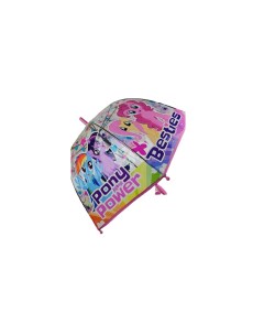 Зонт трость детский полуавтомат складной С 519 пони светло розовый 15896 Galaxy