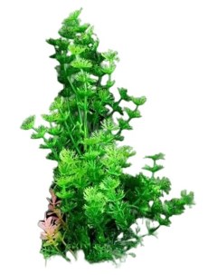 Искусственное растение аквариумное зеленый 6x24 см 4 шт Пижон