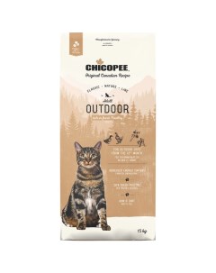 Сухой корм для кошек CNL Cat Adult Outdoor с птицей 15кг Chicopee