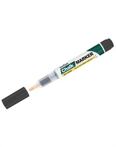 Маркер меловой Chalk Marker черный 3 мм Munhwa