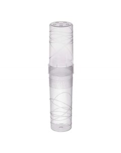 Пенал тубус Crystal 324181 пластик прозрачный 10 шт Стамм