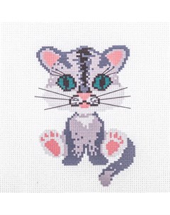 Набор для вышивания Серый котик Hobby&pro