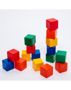 Набор цветных кубиков 16 штук 6 6 см Соломон